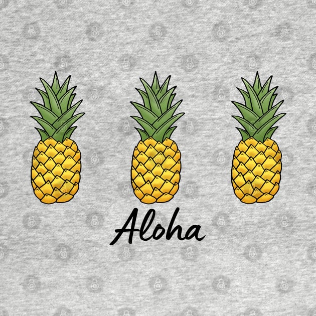 Aloha Hawaiian Pineapple by Downtown Rose